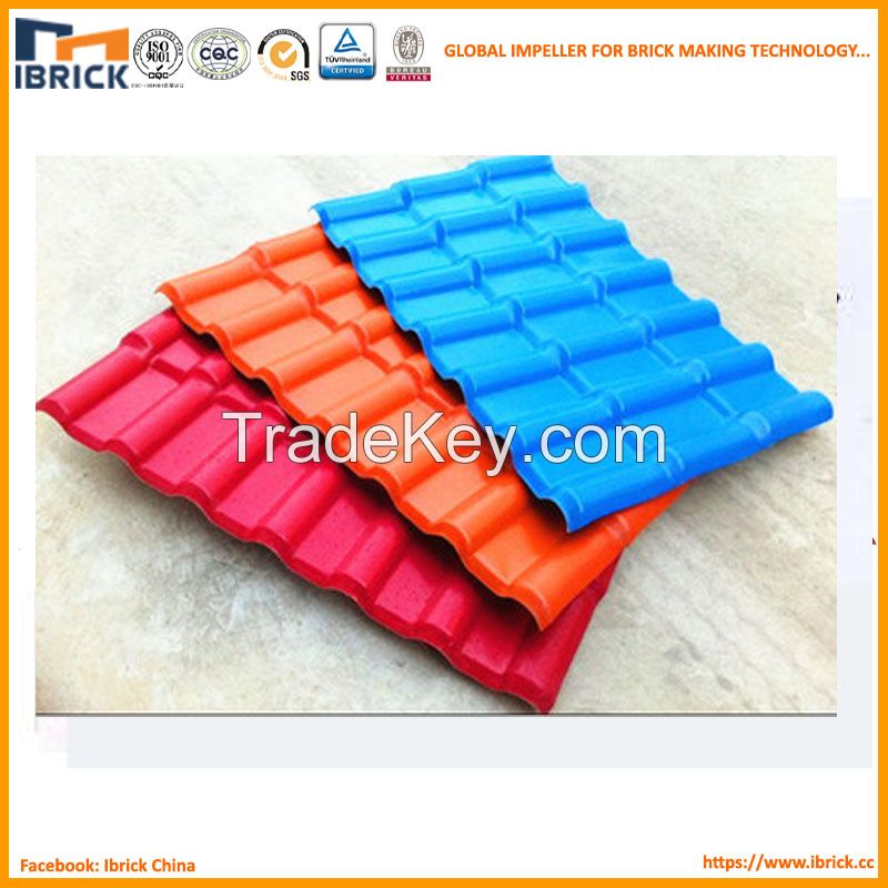 synthetic resin tile factory in China 