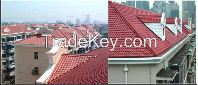 Asa synthetic roof tile from China supplier 