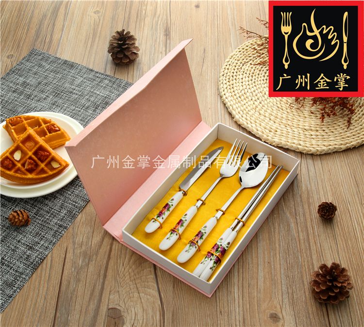 Jzc005 | Ceramic Style Stainless Steel Tableware And Kitchenware Items