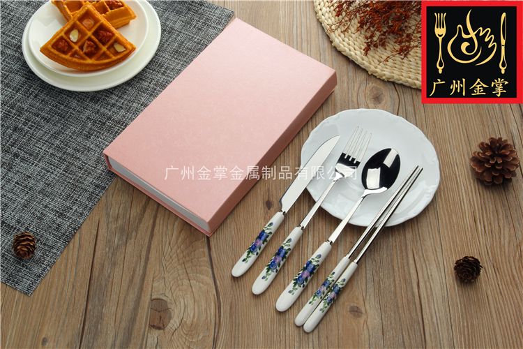 JZC007 | Ceramic Style Stainless Steel Tableware From Chinese Manufacturer