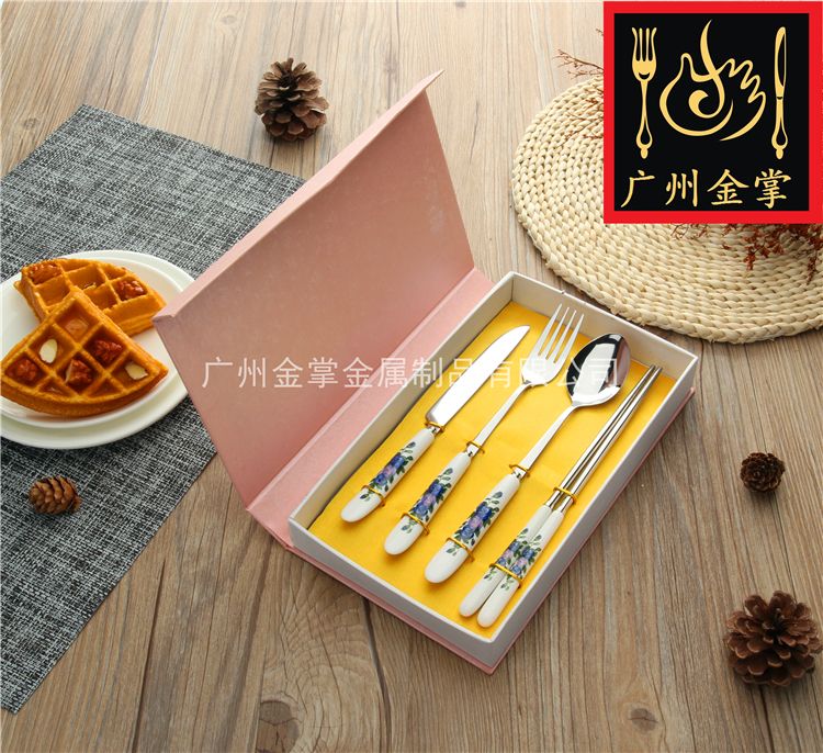 JZC007 | Ceramic Style Stainless Steel Tableware From Chinese Manufacturer