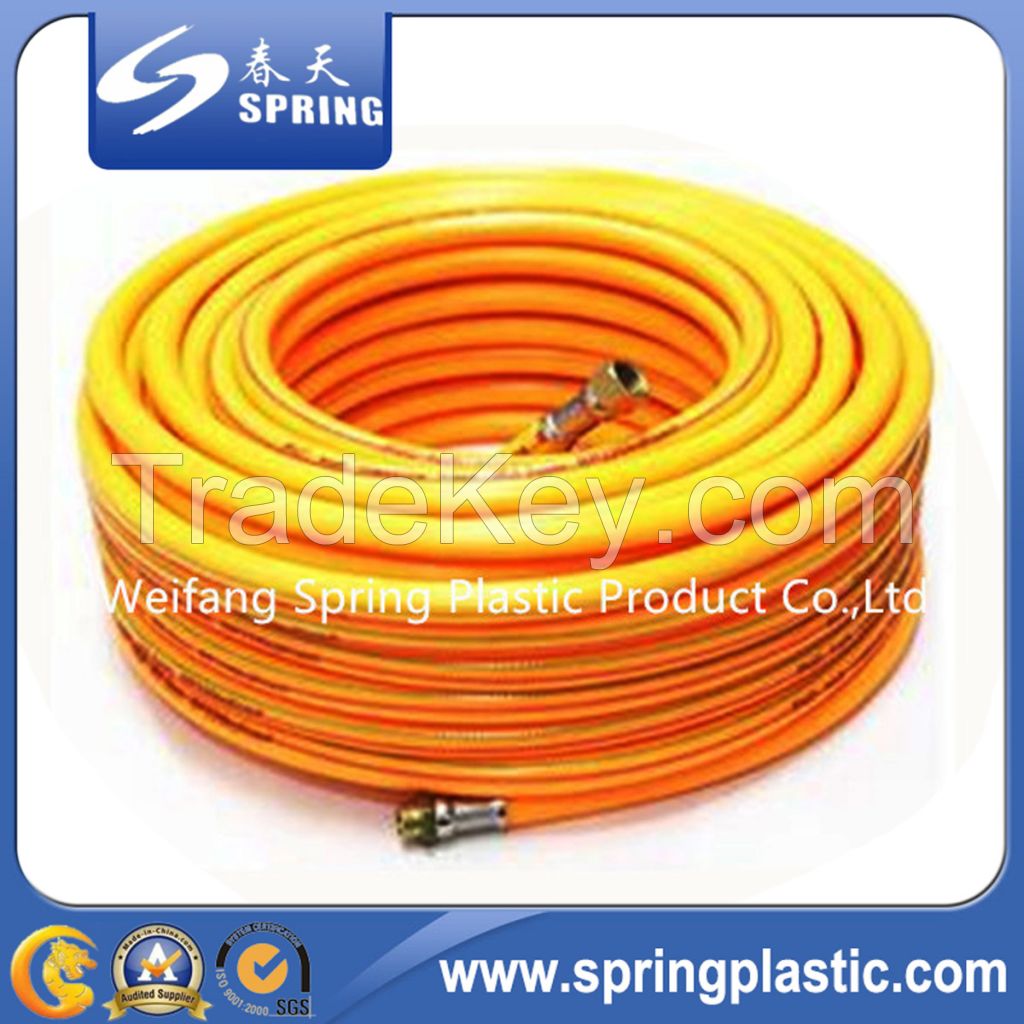 PVC Plastic High Pressure Hydraulic Fiber Reinforced Braided Air Spray Pipe Hose