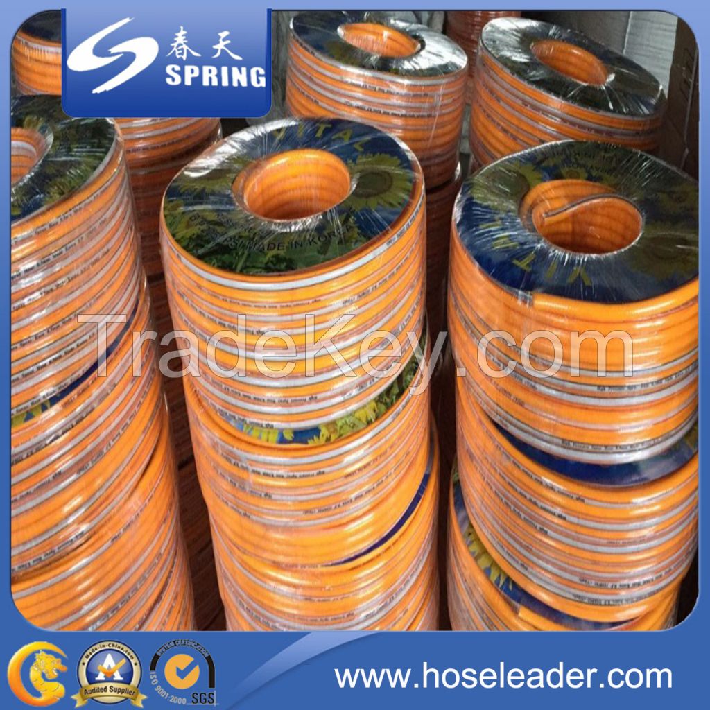 PVC Plastic High Pressure Hydraulic Fiber Reinforced Braided Air Spray Pipe Hose