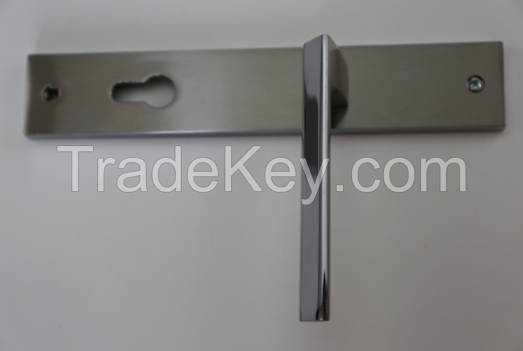 cheap price high quality zinc door handle for wooden door