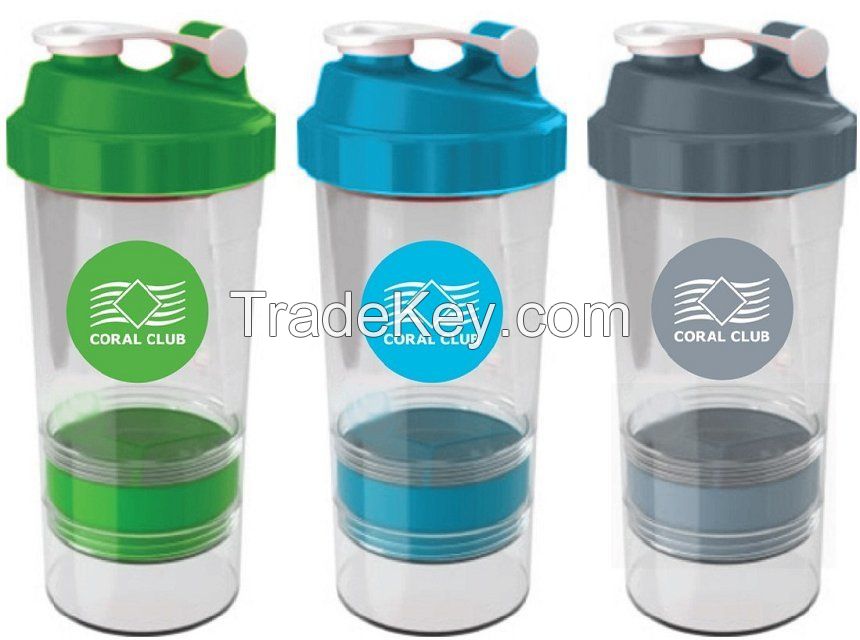 BPA free 3 in 1 Shaker Wholesale Protein Blender bottle