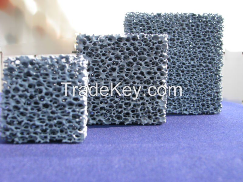 Silicon carbide Ceramic Foam Filter for iron casting