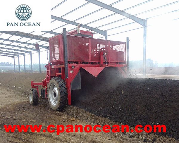 tractor trailed compost turner