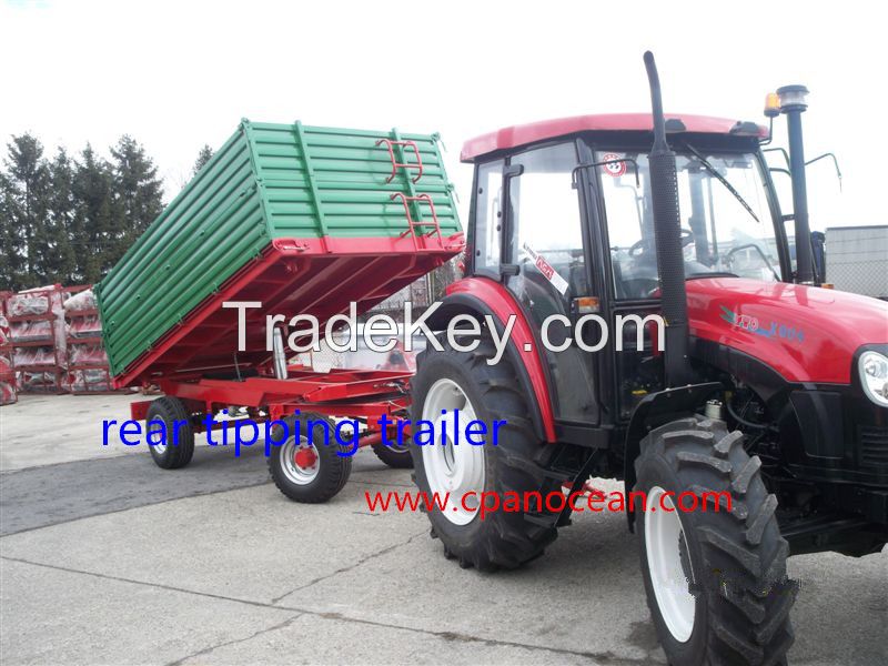 High Quality Farm Trailer Rear Tipping Trailer for Tractor/ Rear Tipping Trailer/ Farm Trailer Tipping Trailer/ Rear Tipping Trailer/ Tipping trailer