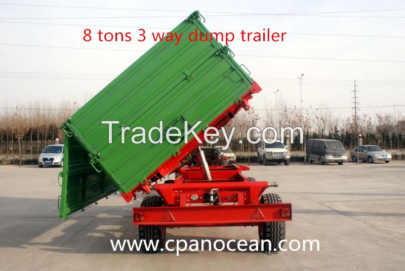 High Quality Farm Trailer Rear Tipping Trailer for Tractor/ Rear Tipping Trailer/ Farm Trailer Tipping Trailer/ Rear Tipping Trailer/ Tipping trailer