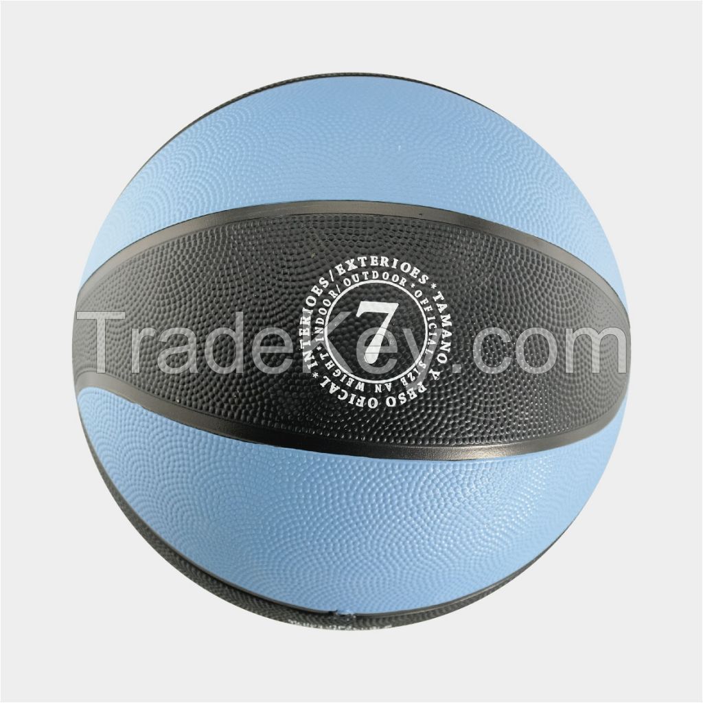 Popular rubber basketball 8 panels hot sale