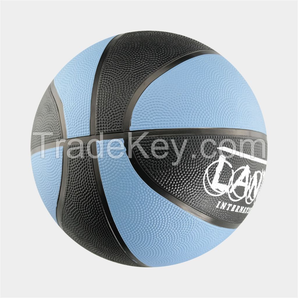 Popular rubber basketball 8 panels hot sale