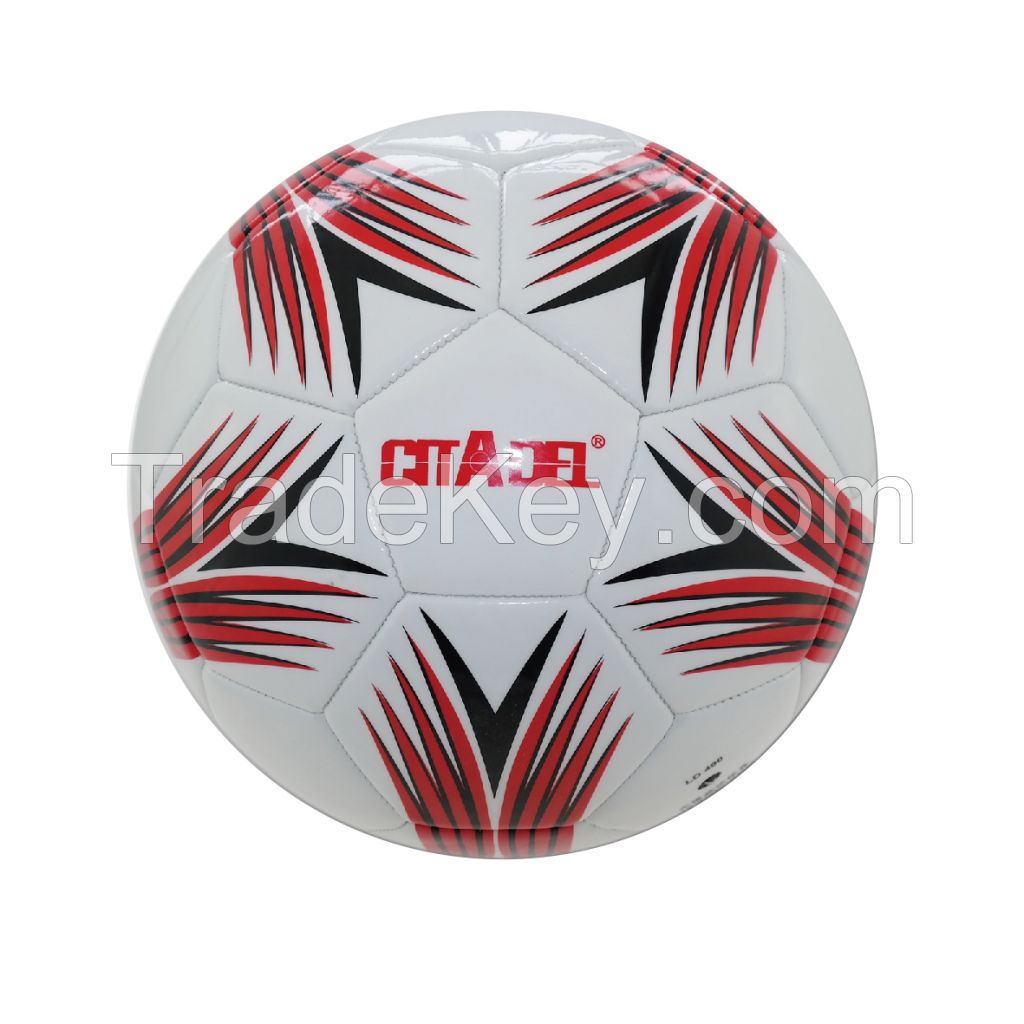 Promotional football, Standard Size, PVC Machine Stitched