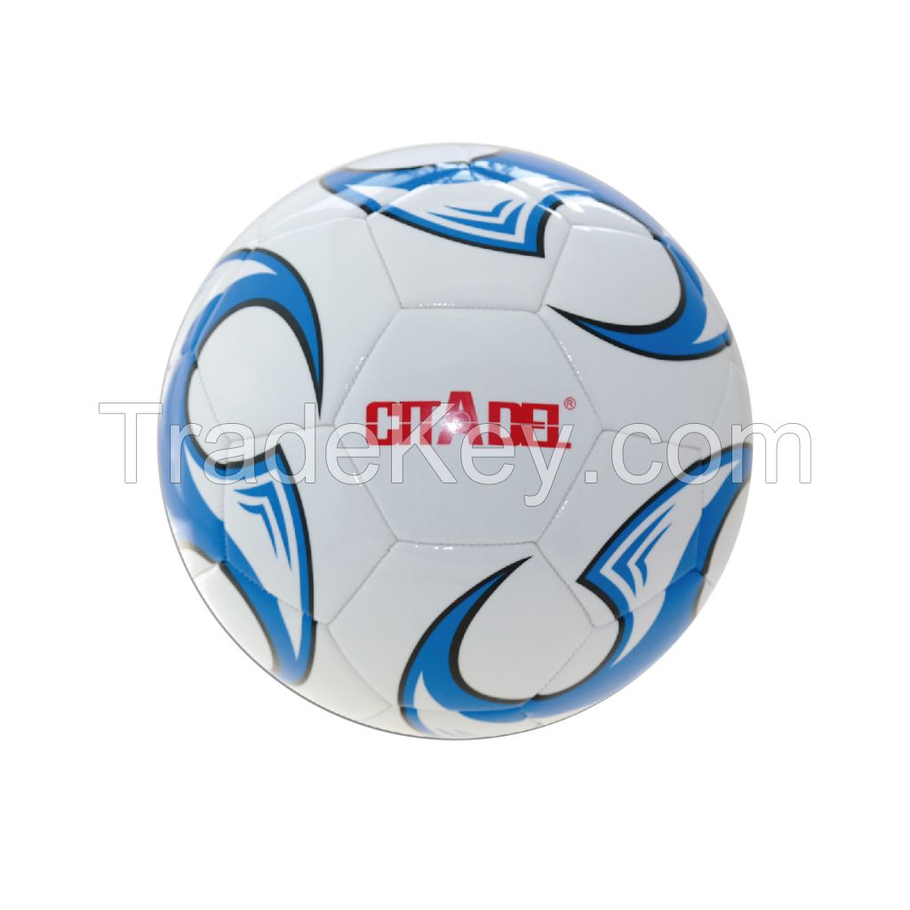 Popular PVC Promotional Soccer Ball, Customized Logo Printings are Accepted