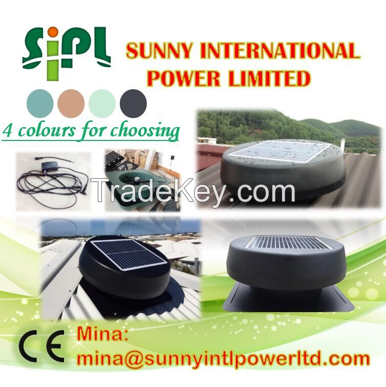 (Solar) Panel Poweredindustrial roof ventilation fan roof top ventilation fan ventilation fan for control panel