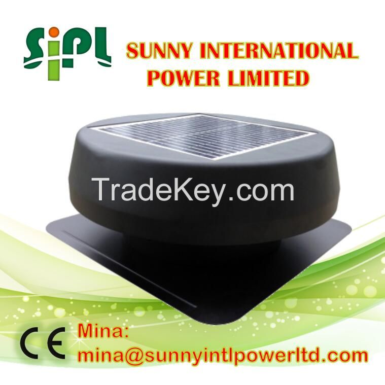 (Solar) Panel Poweredindustrial roof ventilation fan roof top ventilation fan ventilation fan for control panel