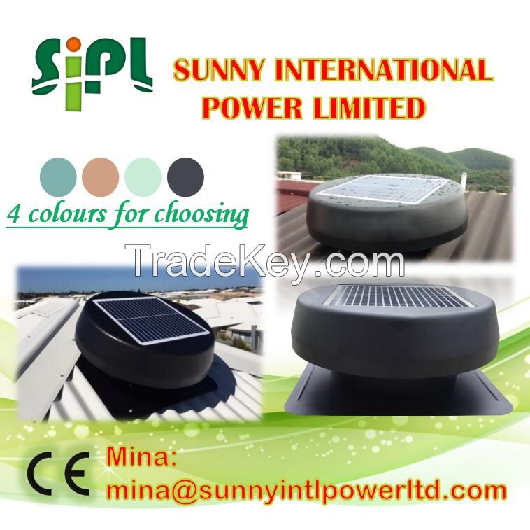 (Solar) Panel Poweredindustrial roof ventilation fan roof top ventilation fan ventilation fan for control panel