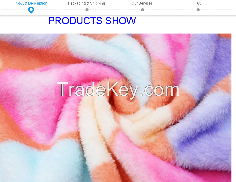 fake fur fleece blankets