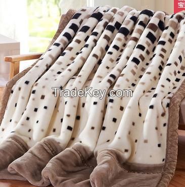 Deep love thickened Deep love thickened double raschel blankets wedding blanket coral fleece blanket winter blanket wedding blanket coral fleece blanket winter blanket