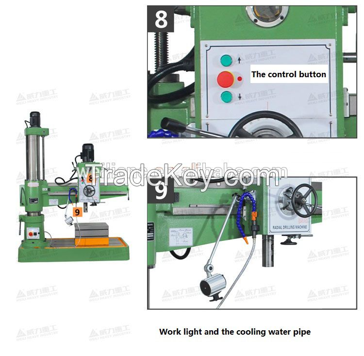 radial drilling machine ZQ3050x16