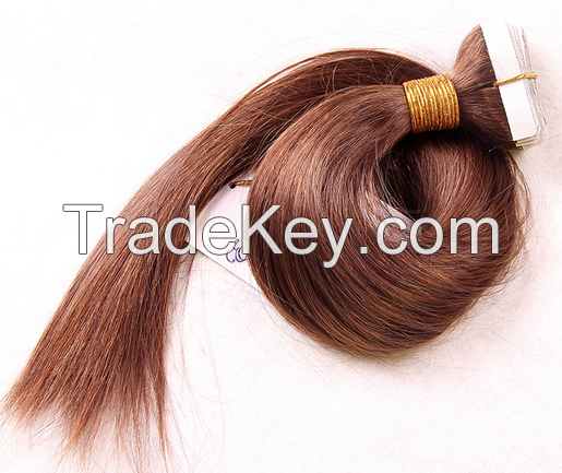 factory price virgin brazilian great lengths pu tape hair extension