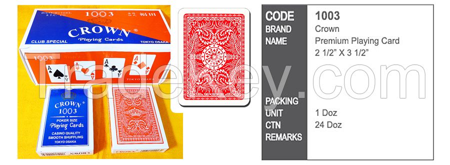 CROWN Premium Playing Card 1003