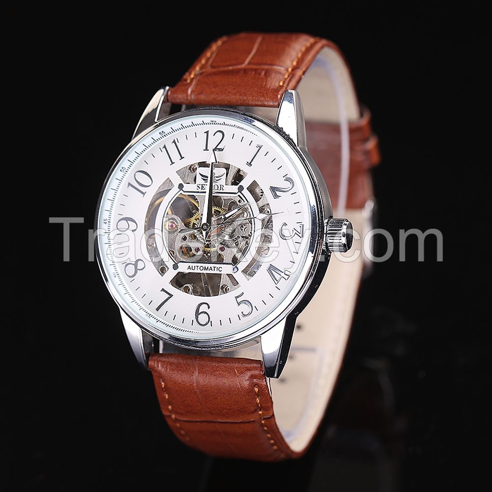 Wholesale Alibaba SEWOR Watch Fashion Mechanical Wrist Watch Vogue Watch 2016 Homme Montre Automatique 