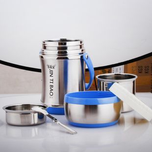 304 Material 1.2L;1.6L;2.0L Stainless Steel VacuumFood Flask; food box; storage container; 