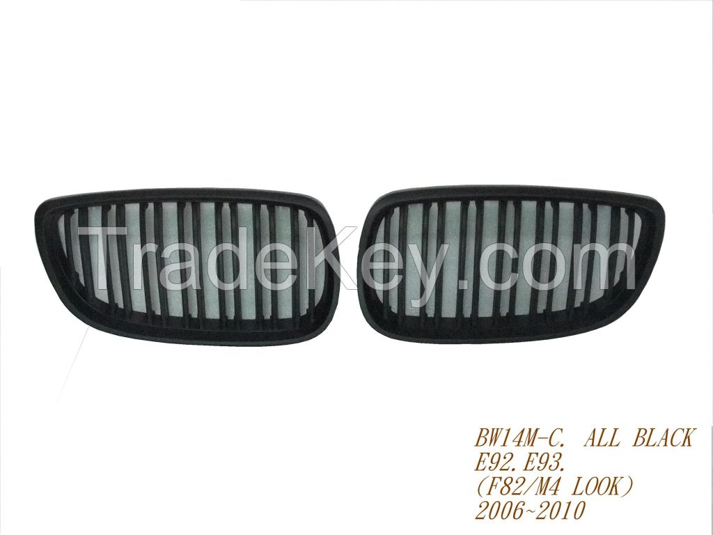 Grille for E92/E93 (F82/M4 Look) Matte Black ABS &amp; Painted 2006~2010