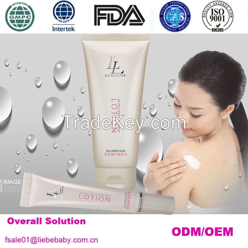 Liebe Love Women Skin Care Muti-effect Recovery Whitening Body Lotion 200g OEM ODM