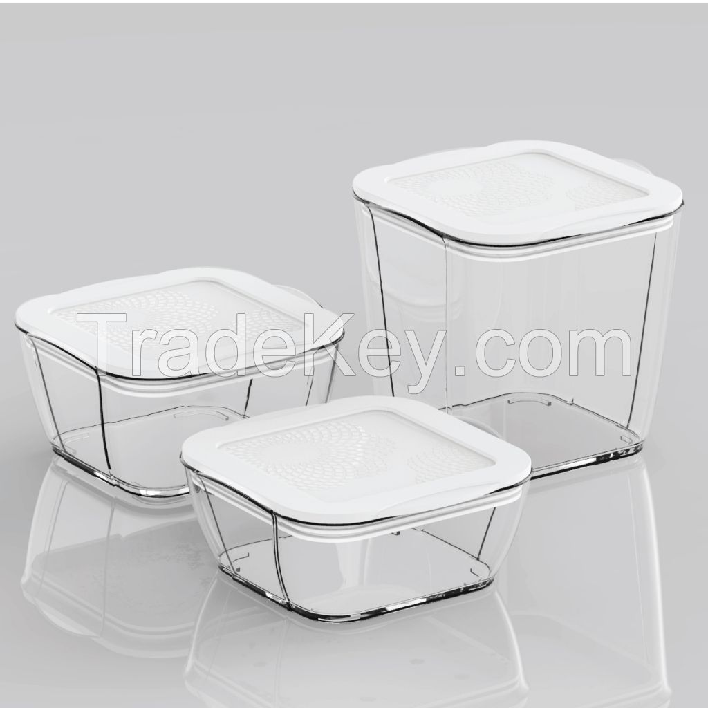 Food grade 450 ml plastic BPA free vacuum food storage 