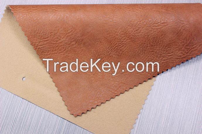 Cheap price high quality embossed pvc artificial leather for sofa, car seat