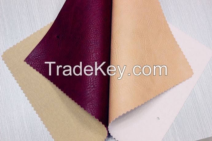 Cheap price high quality embossed pvc artificial leather for sofa, car seat