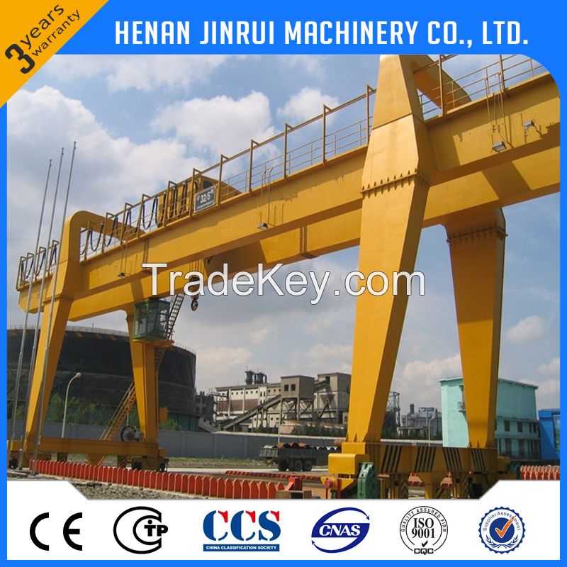 Electric Double Girder Gantry Crane Capacity 50t