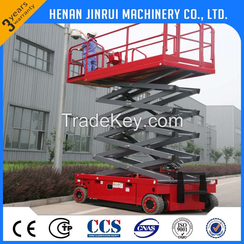 4 wheels mobile lift table/platform capacity 200kg --3000kg