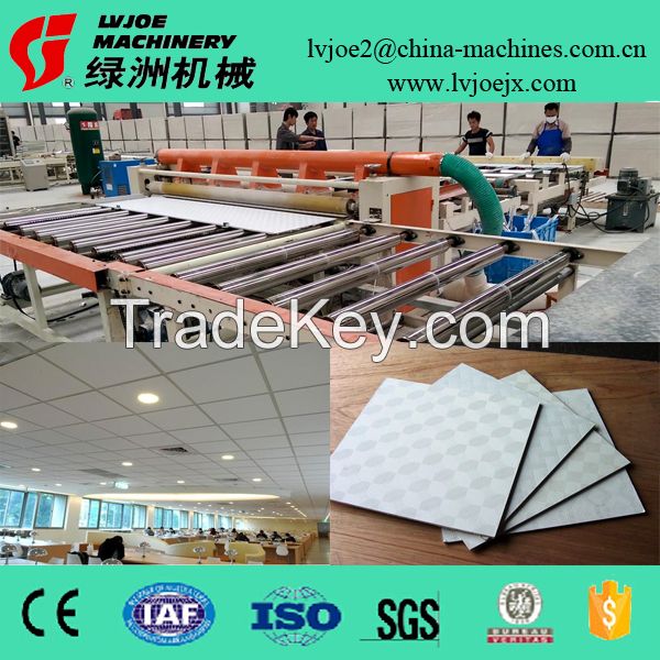 New Design Automatic Gypsum Ceiling Board PVC Film Laminating Machine