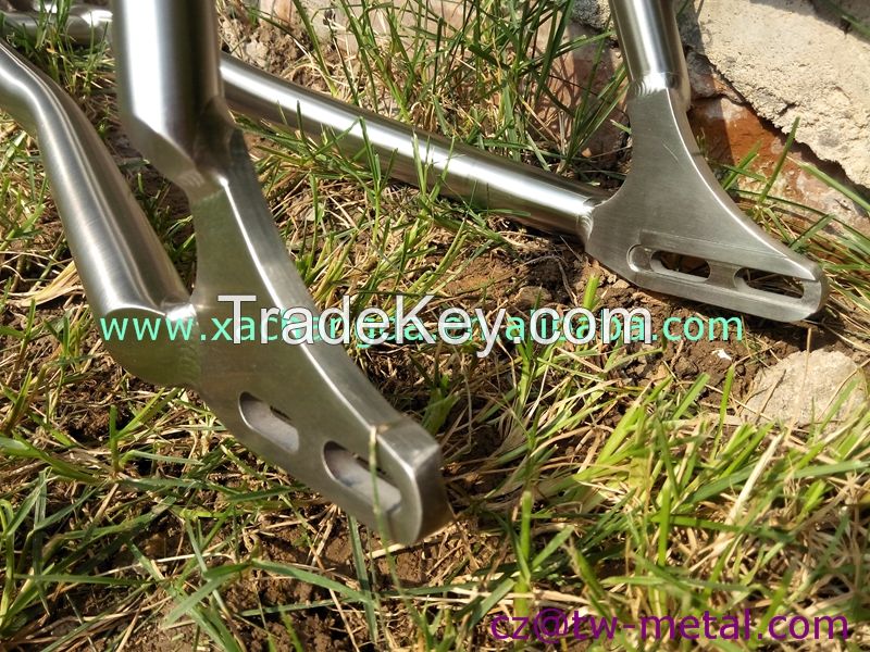 Inner line routing 29er long seat tube Titanium MTB bicycle frames Customized mountain bike frame