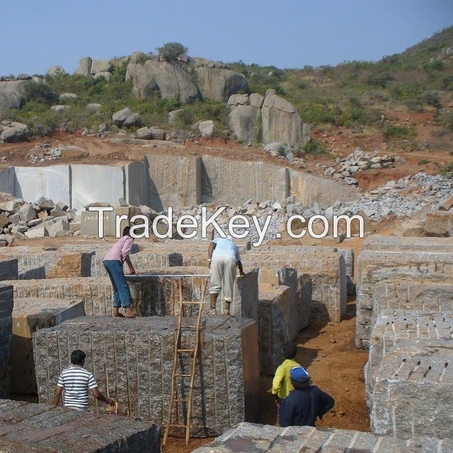 GREY GRANITE BLOCKS