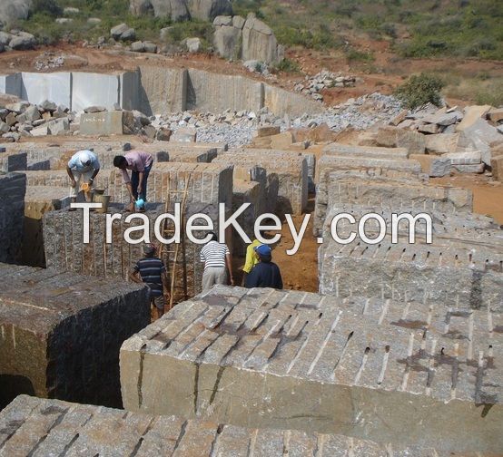 GREY GRANITE BLOCKS