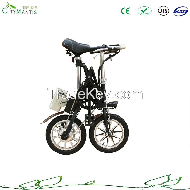 14Inch Carbon Steel Folding Electric Bicycle