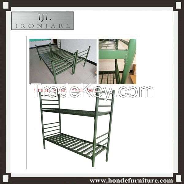 Top quality factory direct cheap metal military bunk beds/cheap bunk bed frames