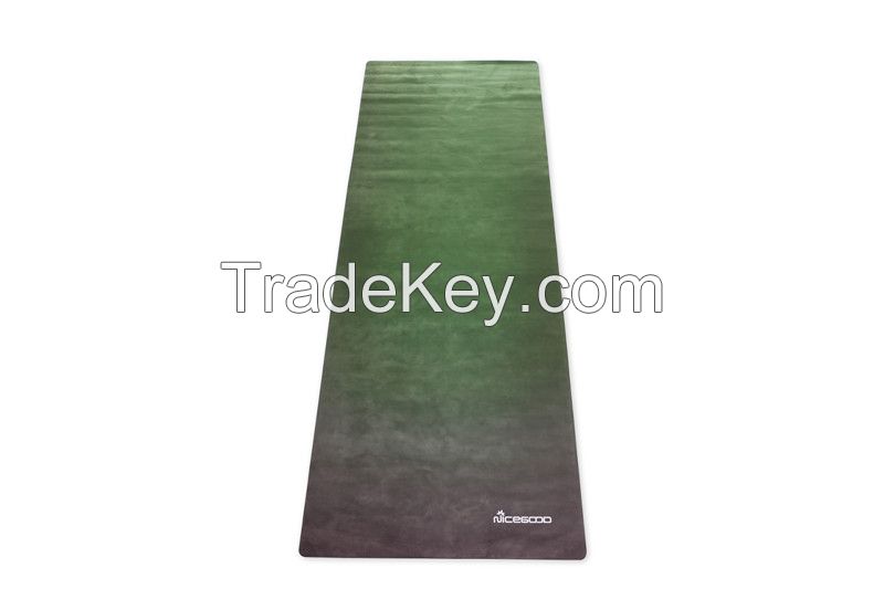 custom eco friendly full color digital printed natural rubber yoga mat