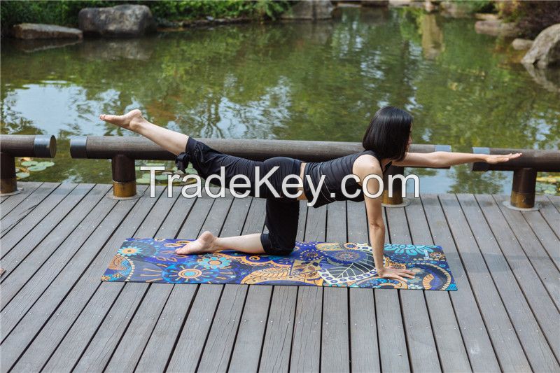 Custom print eco yoga mats custom label