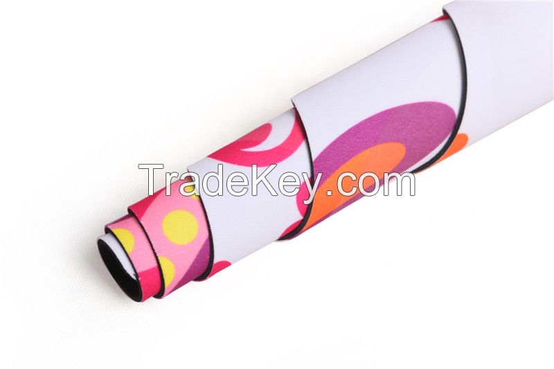 Anti-slip Eco friendly rubber Yoga Mat/mat for yoga, custom printed yoga mat