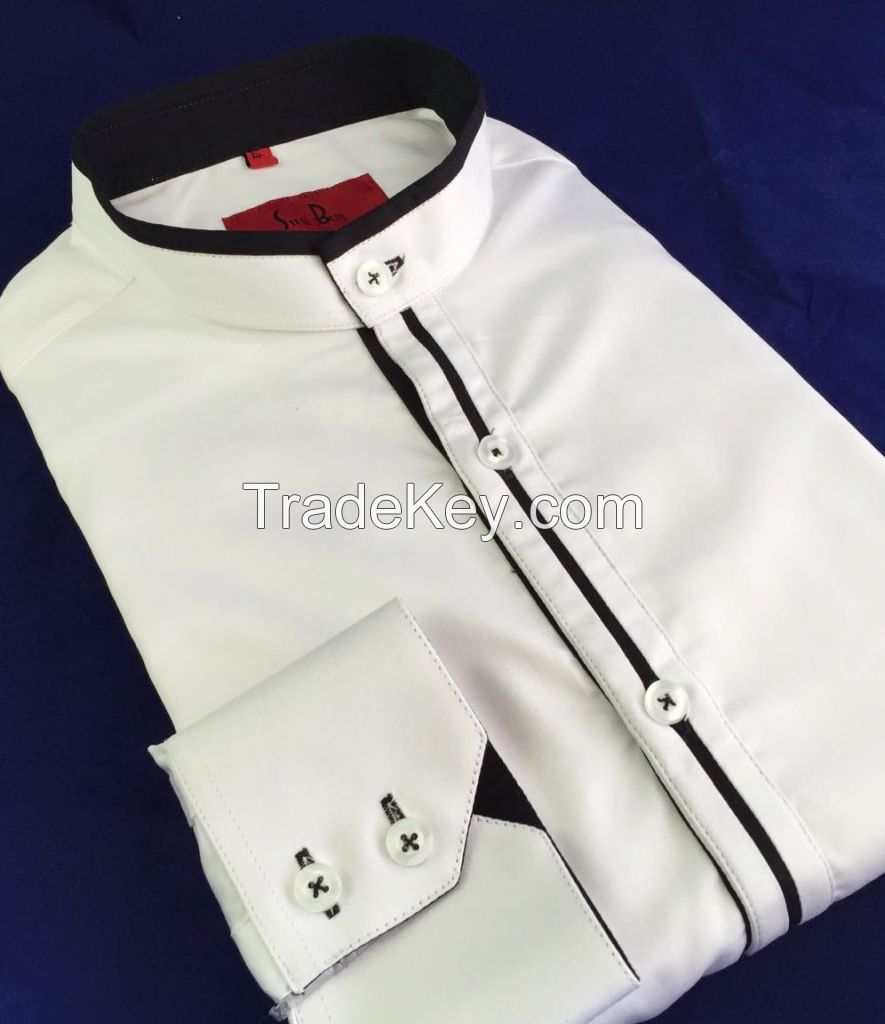 Mandarin Collared Shirt