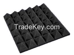 Self adhesive Pyramid Shaped sound absorption Acoustic Foam Panel