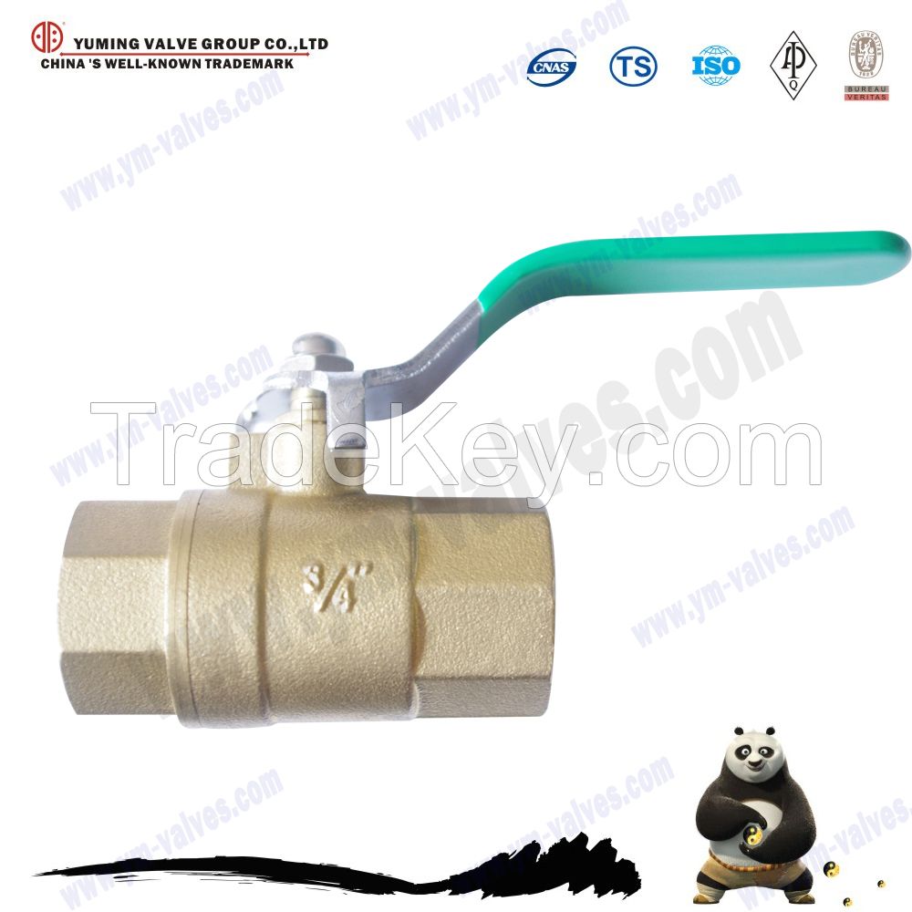 1/4, 3/8, 1/2 Npt cheap small mini brass ball valve factory