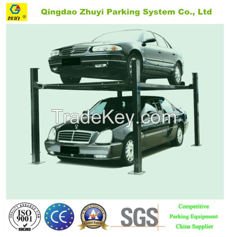 Hydraulic Four Post Car Parking Lift for Home Use