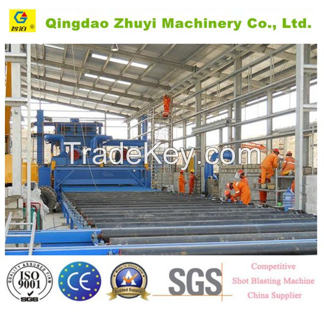 high quality roller through type shot blasting machine/abrator