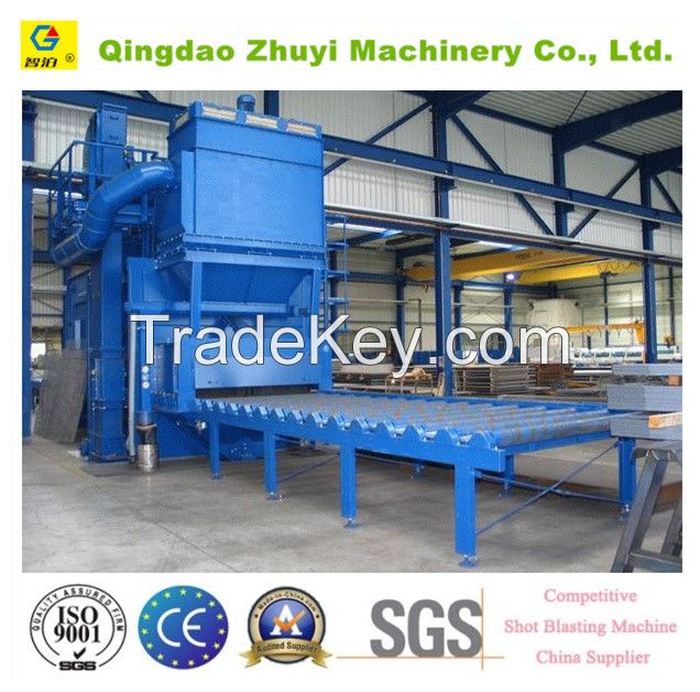 high quality roller through type shot blasting machine/abrator