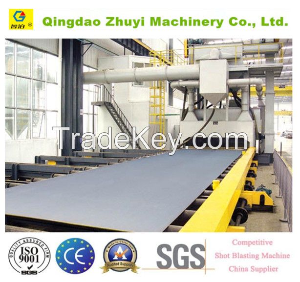 high quality roller through type shot blasting machine/abrator